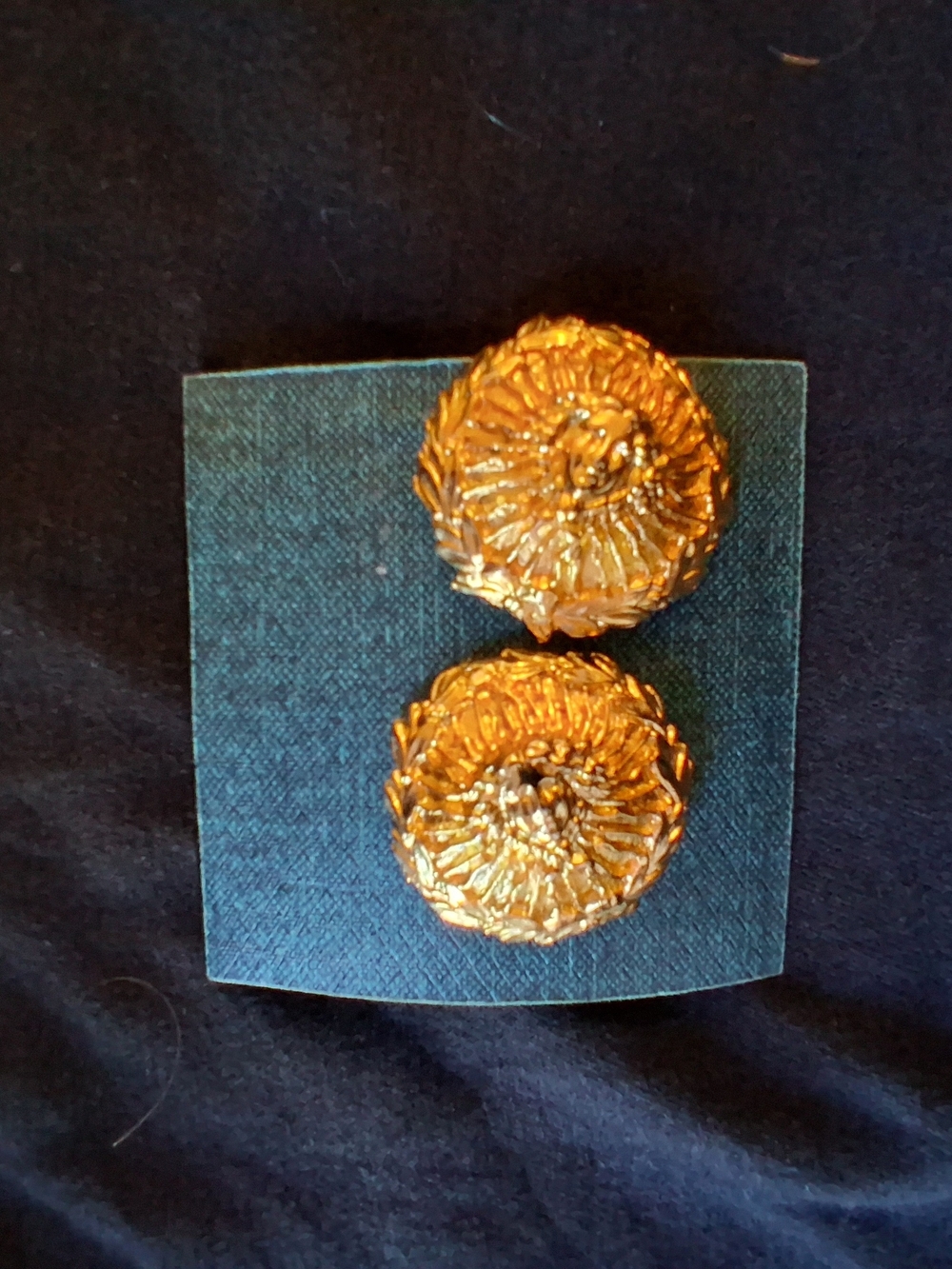 Gold Dinner At Ten Signed Blanca Clip-On Earrings - Elegant Women Jewelry